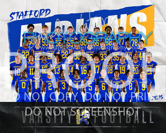 VARSITY 8x10 Team Horizontal