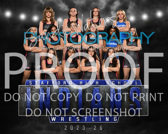 Girls Wrestling 8x10